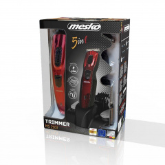 Машинка для стрижки 5-в-1 Mesko MS 2931 48 Вт Вишневе