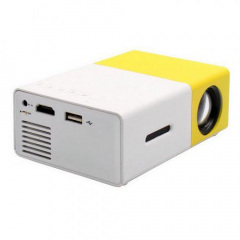 Проектор Led Projector YG300 мультимедийный с динамиком Белый с желтым (005609) Купянск