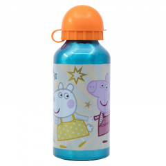 Пляшка алюмінієва дитяча 400 мл Stor Peppa Pig (41234) Київ
