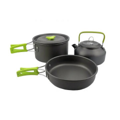 Набір туристичного посуду алюмінієвого Cooking Set DS-308 8148 Луцьк
