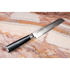 Нож кухонный для хлеба 200 мм Samura Damascus (SD-0055) Киев