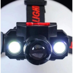 Фонарь налобный аккумуляторный Bailong BL COB XPE KX-1805 usb charge Изюм