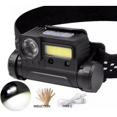 Фонарик на голову BL-123 COB с USB зарядкой 8137 Токмак