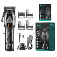 Машинка для стрижки беспроводная VGR V-653 Black Черновцы