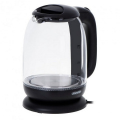 Электрочайник стеклянный 1.7 л Mesko MS 1302b Black Изюм