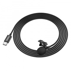 Петличный микрофон проводной HOCO Type-C Lavalier microphone L14 черный Кропивницкий