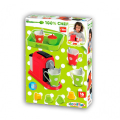 Игровой набор Кофеварка Chef из 16 аксессуаров Ecoiffier IG-OL185805 Хмельницький