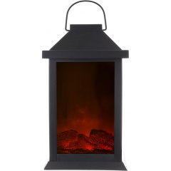 Светодиодный камин BonaDi Black&Fire 14х15х31 см Черно-красный DP232154 Доманёвка