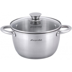 Кастрюля Gladys нержавеющая сталь с мерной шкалой 3л DP61259 Kamille Кропивницкий
