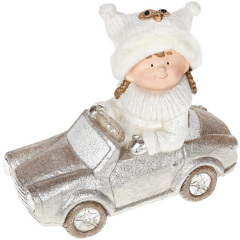 Фигура ceramic Девочка в серебристой машине 45 см Bona DP42291 Ирпень