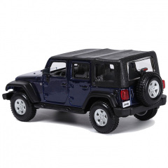 Модель машинки Jeep Wrangler Unlimited Rubicon The black 1:32 Bburago OL32867 Ірпінь