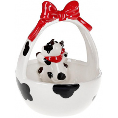 Цукерниця ceramic Корівка Глорія з ручкою, 720мл Bona DP66855 Харків