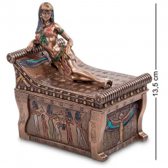 Декоративная шкатулка-Статуэтка Царица Клеопатра Veronese AL32794 Конотоп