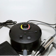 Апарат фрезер SalonHome T-ZS-605-black для манікюру та педикюру круглий 35000 оборотів Чорний Дніпро