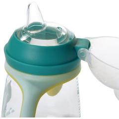 Бутылочка для кормления детская Baby Мистер Пес 260 мл с ручками Fissman DP43978 Ізюм