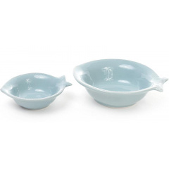 Салатница Bona ceramic Морской Бриз Рыба 21х17х4.3см DP40613 Обухів