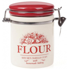 Банка Bona керамическая Английский Шиповник FLOUR 600 мл с металлической затяжкой DP37780 Хмельницький