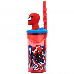 Склянка з трубочкою 360 мл Stor Spider-Man (74766) Київ
