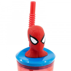 Склянка з трубочкою 360 мл Stor Spider-Man (74766) Київ