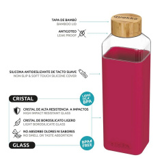 Бутылка для воды Quokka Maroon 700 мл (40025) Херсон