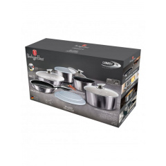 Набір посуду 12 предметів Berlinger Haus Metallic Line Carbon Pro Edition (BH-6910) Одеса