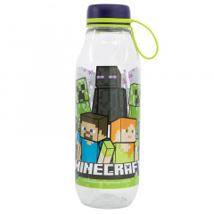 Пляшка для води із силіконовою ручкою 650 мл Stor Minecraft (40483) Михайлівка