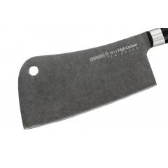 Сокира кухонна для м'яса 180 мм Samura MO-V Stonewash (SM-0040B) Івано-Франківськ