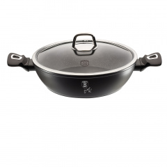 Сотейник Berlinger Haus Black Silver 28см с крышкой (BH-1850) Луцк