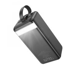 Портативное зарядное Power Bank Hoco Element J123C 3USB Type-C Lightning QC 60000 mAh черный Сумы