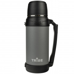 Термос для кави Tribe Family line T-DG-0002 2.5 л Grey-Black Чернівці