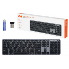 Бездротова клавіатура 2E KS240 WL/BT EN/UK iz15810 Київ