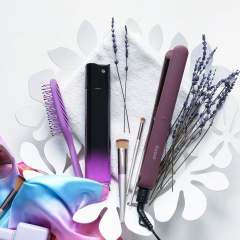 Выпрямитель утюжок для волос Magio МG-721 керамические пластины Purple Хмельницкий