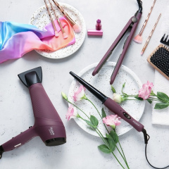 Выпрямитель утюжок для волос Magio МG-721 керамические пластины Purple Хмельницкий