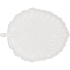 Блюда порцелянові BonaDi White City Leaf набір 31х25 см Білий 2 шт DP231687 Васильків