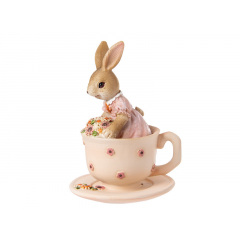 Статуетка Lefard Lapin Купання у квітах 11.5 см Різнокольоровий (AL186510) Чернівці