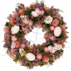 Декоративный венок подвесной Lilac Flowers Ø33cm Bona DP118235 Луцьк