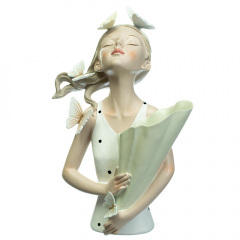 Фігурка Girl in white 32х20х13 см Lefard AL97903 Білий Первомайськ