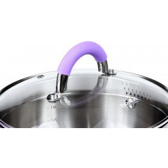 Кастрюля на 4.7л из нержавеющей стали Annette с крышкой-дуршлагом DP86336 Fissman Кропивницкий