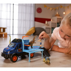 Іграшкова вантажівка Dickie Toys Iveco Daily 4x4 та 3 фігурки динозаврів Різнокольоровий (OL218369) Чернівці