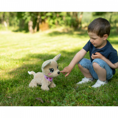 М'яка іграшка песик Ukrainian Baby Boo виконує 12 команд 30см Simba OL185974 Черкаси