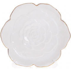 Закусочные тарелки 23х21.5х3см White-Gold Rose Bona DP118444 Кропивницький