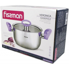 Кастрюля Fissman Veronica 3.1л с бакелитовыми ручками DP36671 Хмельницький