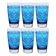 Набір склянок Ferixo Blue Cerve AL29545 Курінь