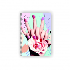 Блокнот Vivay Beauty Special Салон краси А6 Різнокольоровий (hub_ky1sts) Чернівці