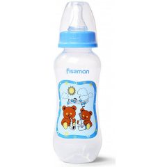 Бутылочка для кормления детская Baby Медвежата-музыканты 240 мл Fissman DP43968 Сумы