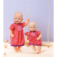 Платье в полосочку для куклы «Baby Born» Zapf Creation OL27772 Херсон