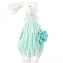 Фігурка інтер'єрна Rabbit in turquoise 18 см Lefard AL117970 Фастів