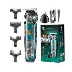 Бездротова машинка для стрижки VGR V-949 8820 Grey Обухів