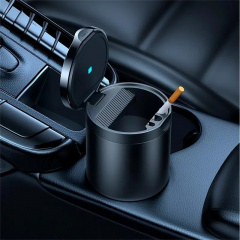 Попільничка для автомобіля з підсвіткою BASEUS C20464700111-00 Black Охтирка