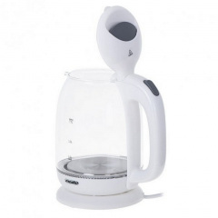 Чайник електричний скляний 1.7 л Mesko MS 1302w White Львів